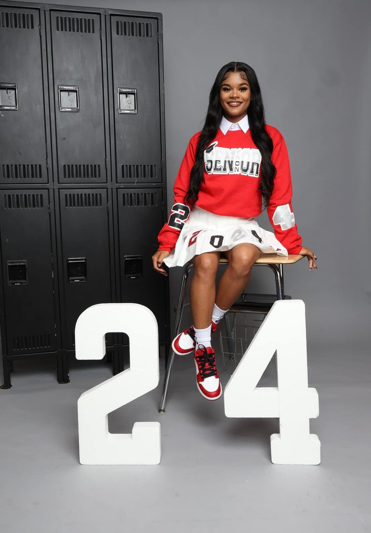 Customized Class of 2025 Senior Skirt Set