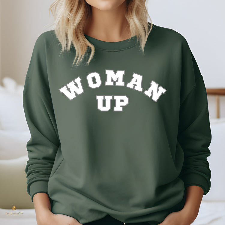 Empowerment in Action: "Woman Up" T-Shirt for Feminist Fashion