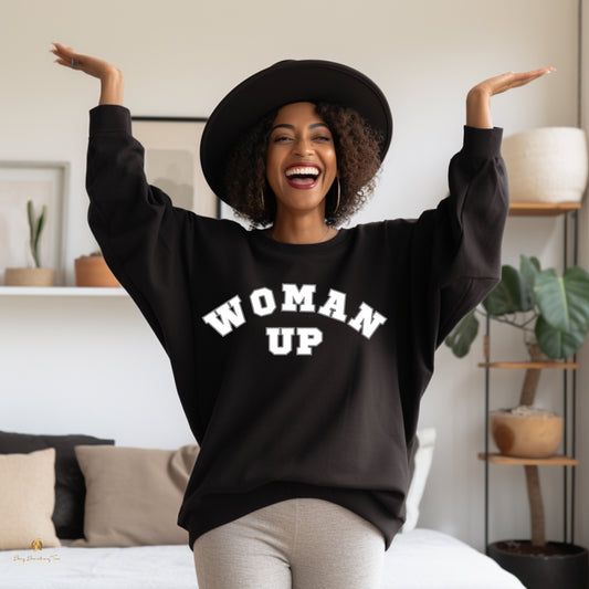 Empowerment in Action: "Woman Up" T-Shirt for Feminist Fashion