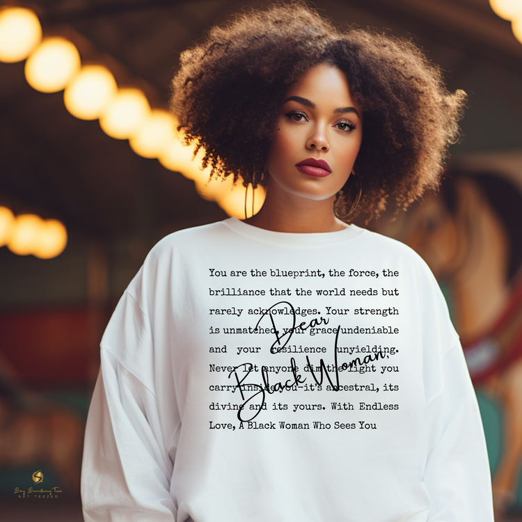 Dear Black Woman Love Letter - Celebrate Strength & Grace